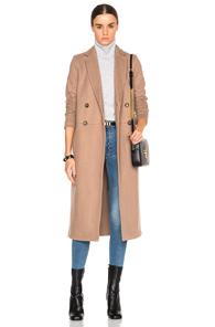James Perse Fleece Overcoat In Neutrals