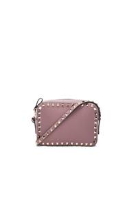 Valentino Rockstud Crossbody In Purple