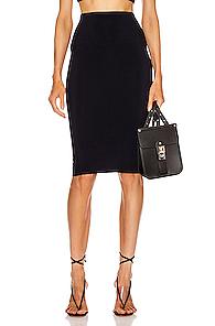 Norma Kamali Tube Skirt In Blue