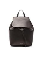 Mansur Gavriel Coated Mini Backpack In Black