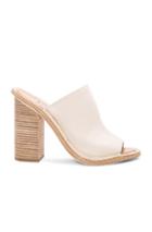 Balenciaga Leather Mules In White