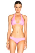 Ephemera Wrap Bikini Top In Pink