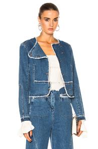 Esteban Cortazar Short Jacket In Blue