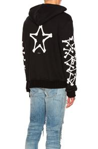 Amiri Bones Star Hoodie In Black