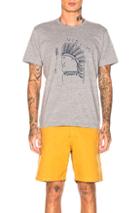 Visvim Indian & Arrow Wide Tee In Gray