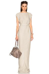 Rick Owens Cady Dagger Dress In Gray,neutrals