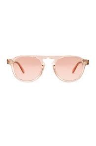 Garrett Leight X Nick Wooster Harding Sunglasses In Pink