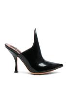 Y Project Leather Stefania Mules In Black