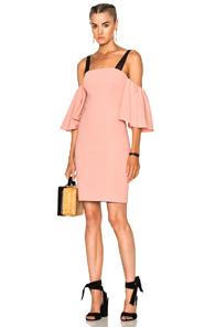Cinq A Sept Monroe Dress In Black,pink