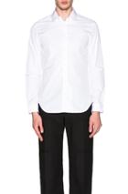 Maison Margiela Slim Fit Poplin Shirt In White