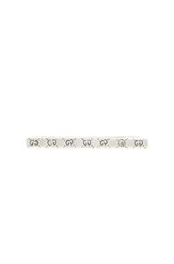 Gucci Guccighost Tie Bar In Metallics