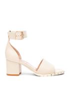 Valentino Leather Soul Rockstud Sandals In White