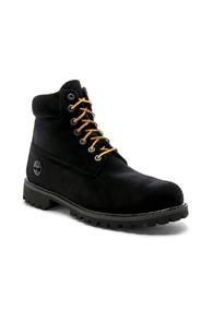 Off-white X Timberland Boots In Black