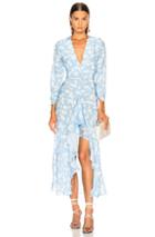 Rixo London Rose Dress In Blue,floral