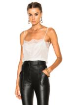 Faith Connexion Silk Lace Top In White