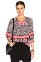 Ulla Johnson Bea Top In Floral,pink