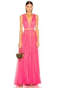 Zuhair Murad Marilyn Lace Dress In Pink