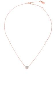 Carbon & Hyde Heart Chain Choker In Metallics
