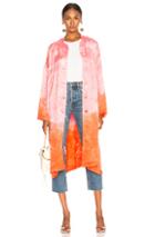 Raquel Allegra Kimono In Pink,ombre & Tie Dye,floral