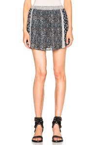 Ulla Johnson Remy Skirt In Blue,floral