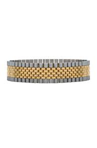 Alexander Wang Watch Strap Choker In Metallic