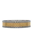 Alexander Wang Watch Strap Choker In Metallic