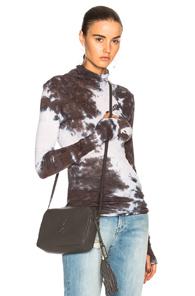 Enza Costa Turtleneck Top In Gray,ombre & Tie Dye