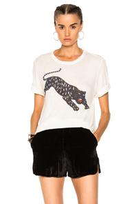 Raquel Allegra Jersey Boxy Tee In White
