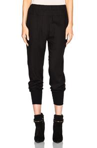 Ann Demeulemeester Jogging Trousers In Black