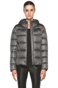 Moncler Jersey Poly Jacket In Gray