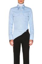 Calvin Klein 205w39nyc Button Down Shirt In Blue