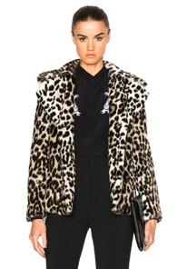Stella Mccartney Alter Coat In Neutrals,animal Print