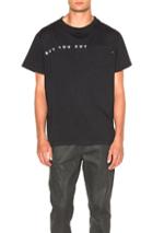 Off-white You Cut Me Tee In Black