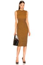 Victoria Beckham Sleeveless Crewneck Dress In Blue,orange