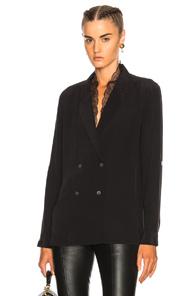 Equipment Frances Blouse In Black