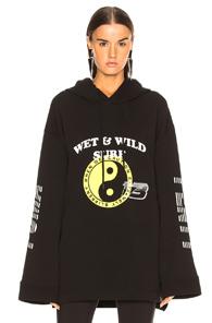Fenty By Puma Cinched Hoodie Dress In Black