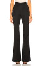 Pierre Balmain High Waisted Flare Trouser Pants In Black