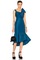 Johanna Ortiz Blue Coral Dress In Blue