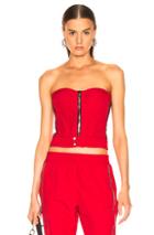 Rta Vicki Bustier Top In Red