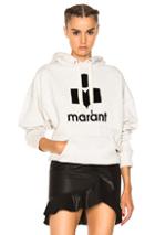 Isabel Marant Etoile Mansel Marant Hooded Sweatshirt In Gray