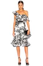 Atoir Unforgettable Minds Dress In Black,floral,white