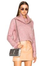 Acne Studios Raze Mohair Sweater In Pink