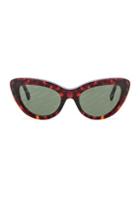 Balenciaga Cat Eye Sunglasses In Red