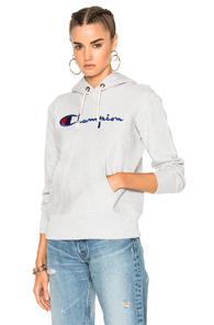 Champion Hooded Sweatshirt In Gray