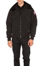 Canada Goose Bromley Dyed Sheep Fur Collar Bomber In Black