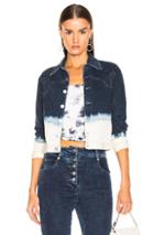 Miaou Lex Jacket In Denim Dark,tie Dye