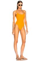 Alix Delano Swimsuit In Orange,neon