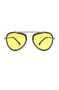 Versace Aviator Sunglasses In Metallics