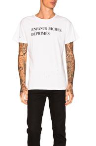 Enfants Riches Deprimes Classique Tee In White