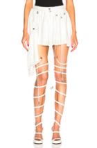 Y Project Multilayer Skirt In White